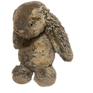 Jellycat Bunny Rabbit Woodland Bashful Plush Toy Soft Brown Stuffed Animal 11"